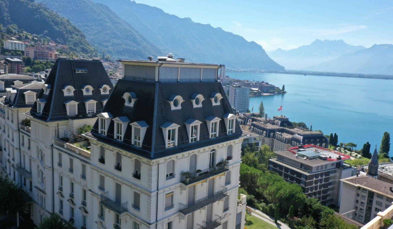 Appartement exceptionnel dans un immeuble Haussmannien à Montreux (VD-CH)