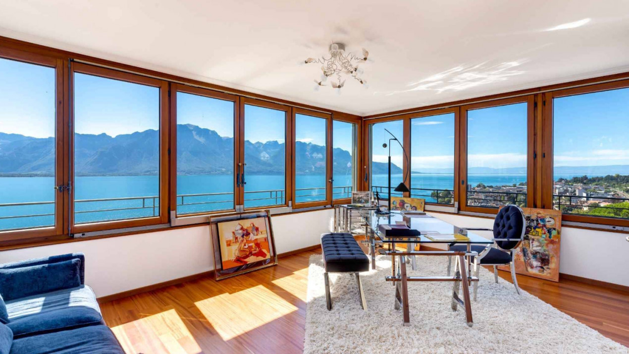 Appartement exceptionnel dans un immeuble Haussmannien à Montreux (VD-CH)