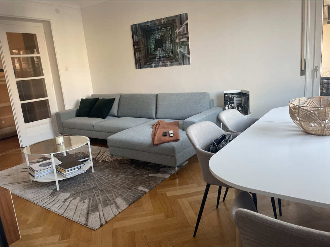 Sous-location appartement meublé – Eaux-Vives, Genève (GE-CH)