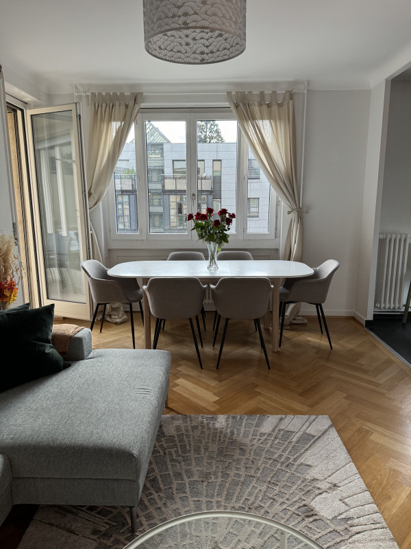 Sous-location appartement meublé – Eaux-Vives, Genève (GE-CH)