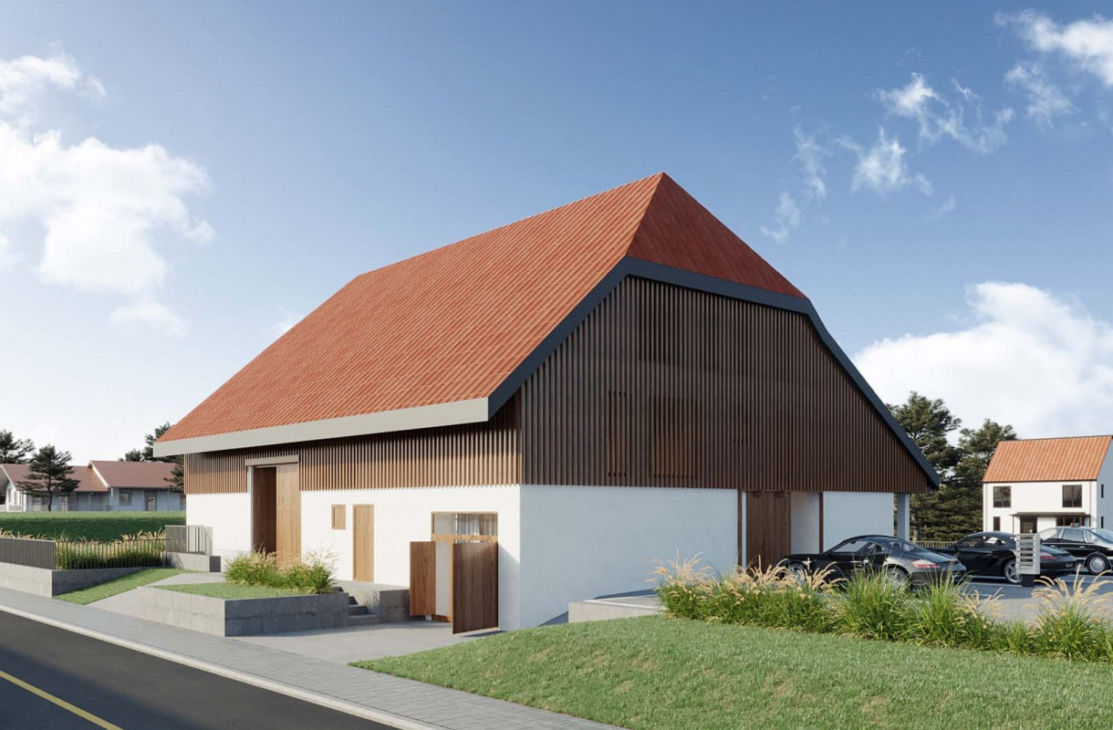 Chamant appartement avec jardin dans une ferme entièrement rénovée