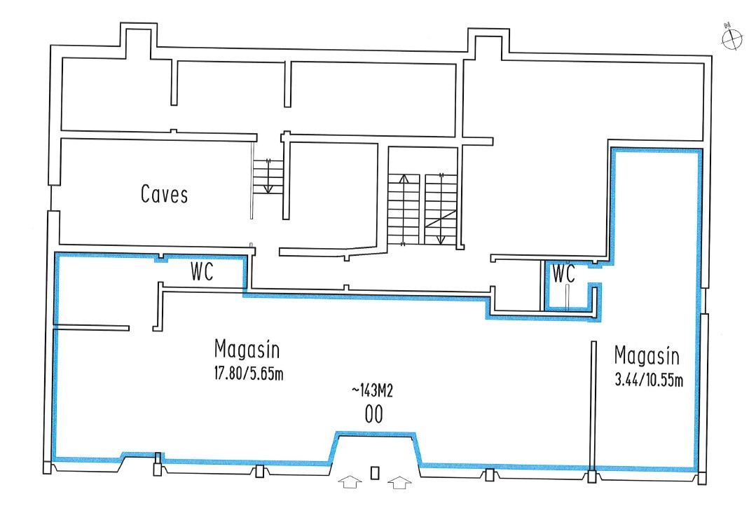 Surface commercial d'env. 143m2 avec parking - Rte de Vevey 29, 1009 Pully