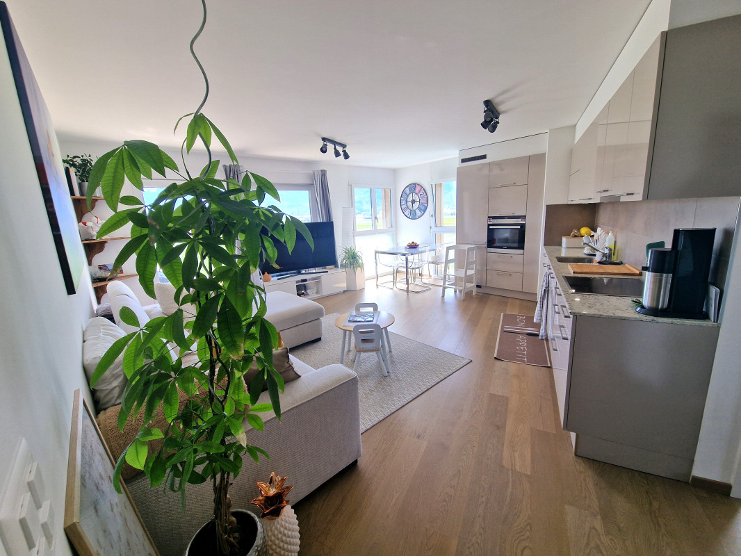 Appartement de 3,5 pièces, Lumineux