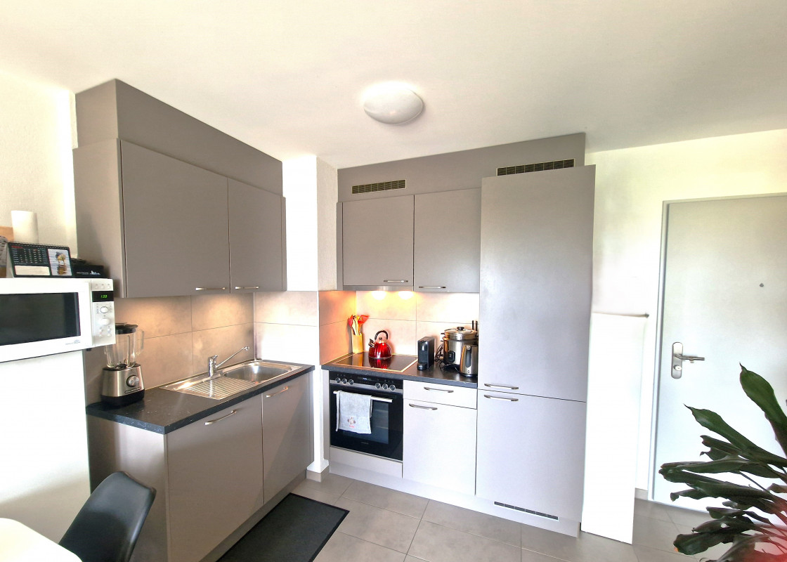 Appartement de 2,5 pièces Minergie, lumineux, belle vue dégagée 