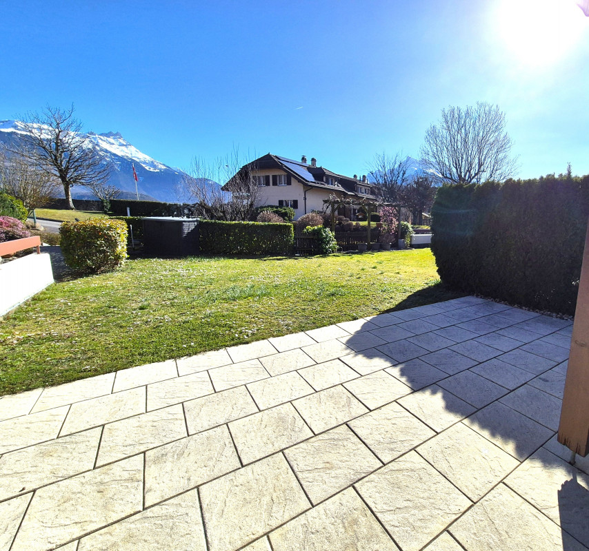 Maison mitoyenne de 4,5 pièces, terrasse-jardin et garage à St-Triphon/Ollon 