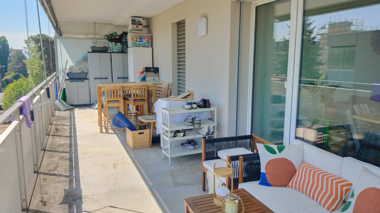 Joli 4 pièces avec grand balcon idéalement situé dans la région de Cointrin GE