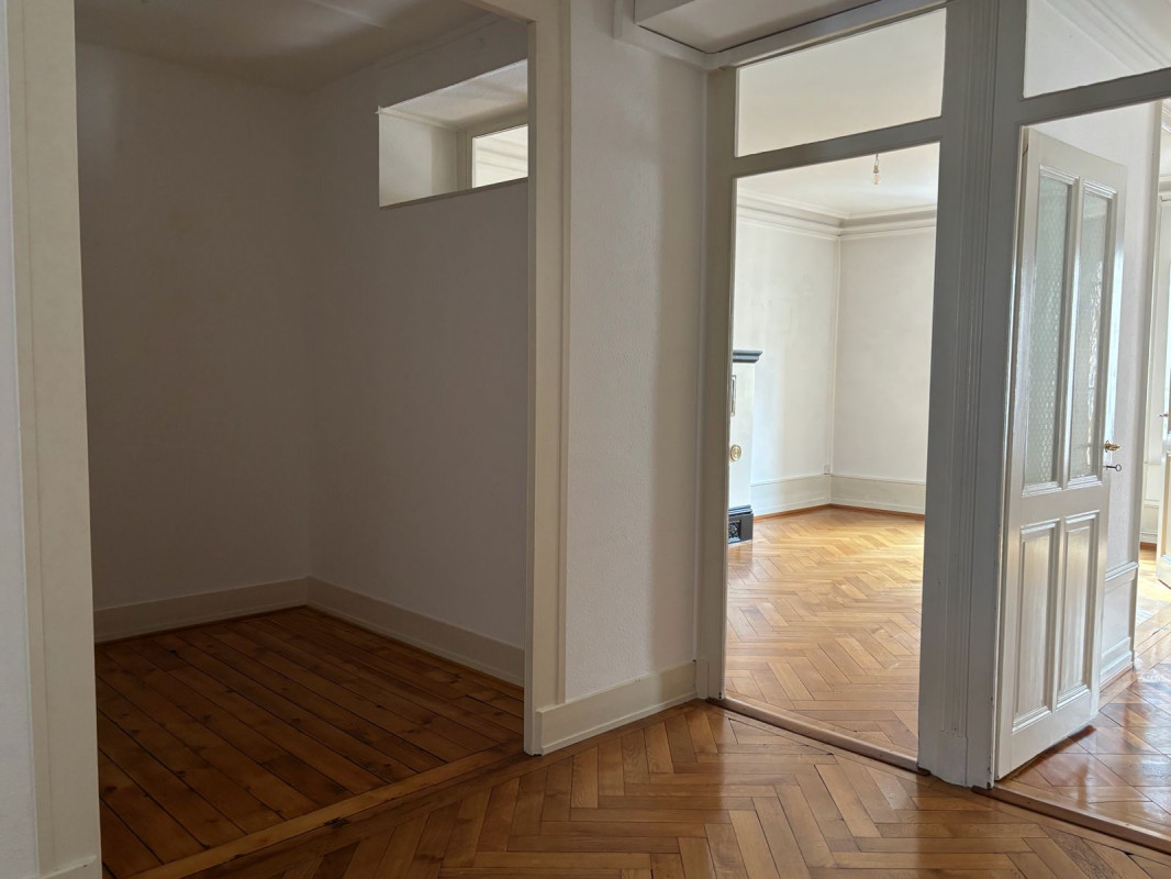 Très charmant 4 pièces dans le quartier de Plainpalais. Beaucoup de cachet!