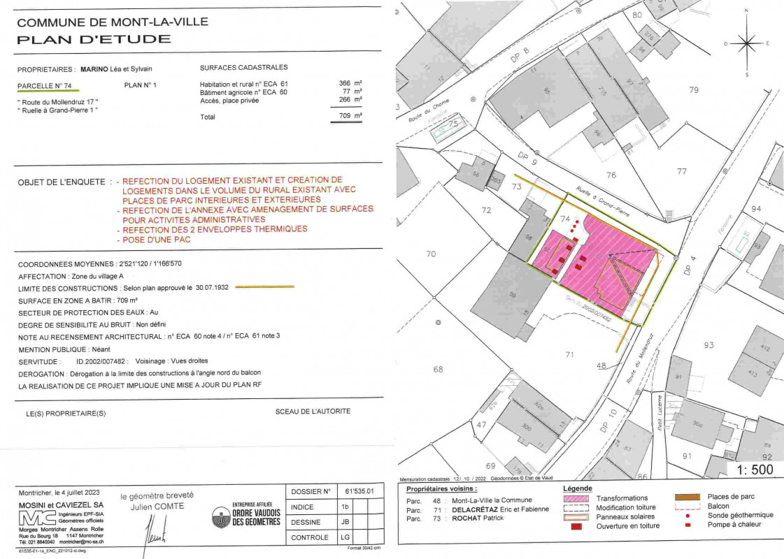 Maison de caractère à vendre – 7 logements - 2 buro/comm Mont-la-Ville (1148) — photo 9