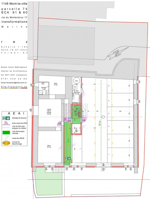 Maison de caractère à vendre – 7 logements - 2 buro/comm Mont-la-Ville (1148) — photo 11