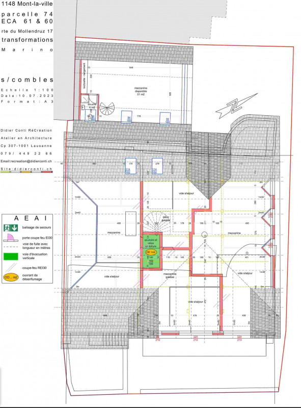 Maison de caractère à vendre – 7 logements - 2 buro/comm Mont-la-Ville (1148) — photo 17