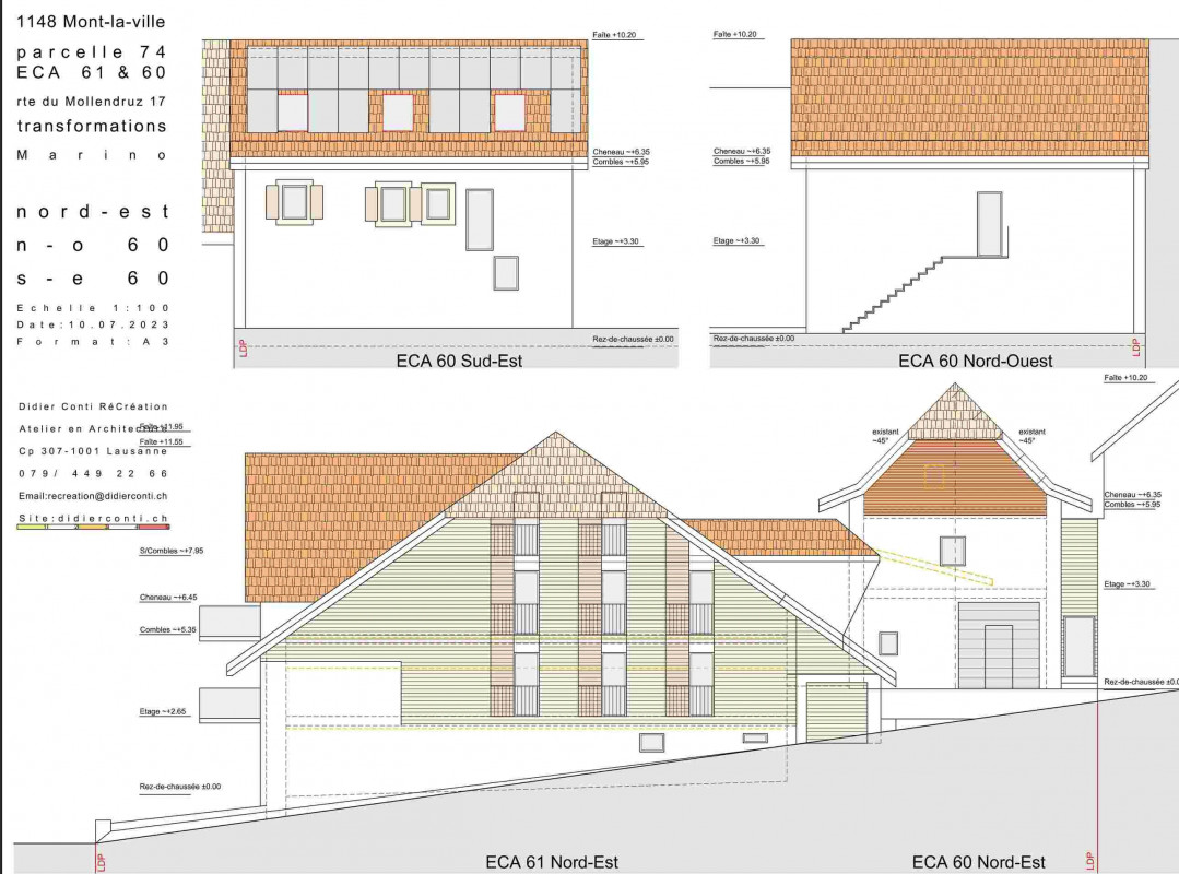 Maison de caractère à vendre – 7 logements - 2 buro/comm Mont-la-Ville (1148) — photo 19