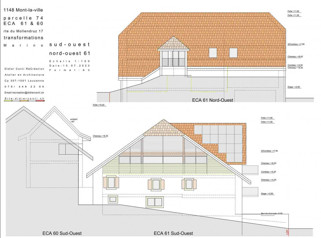 Maison de caractère à vendre – 7 logements - 2 buro/comm Mont-la-Ville (1148) — photo 23