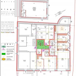 Maison de caractère à vendre – 7 logements - 2 buro/comm Mont-la-Ville (1148) — photo 14