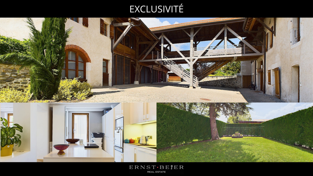 Magnifique maison de 6.5 pièces dans un corps de ferme entièrement rénové