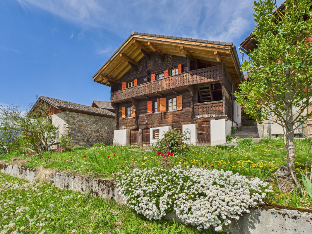 Beau chalet avec grange attenante et vue panoramique - exclusivité