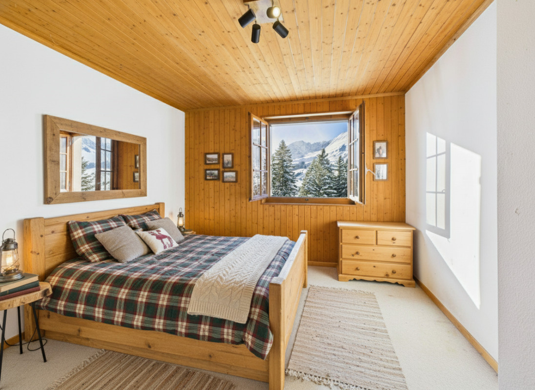 Chalet mitoyen de 4.5 pièces dans un cadre féerique