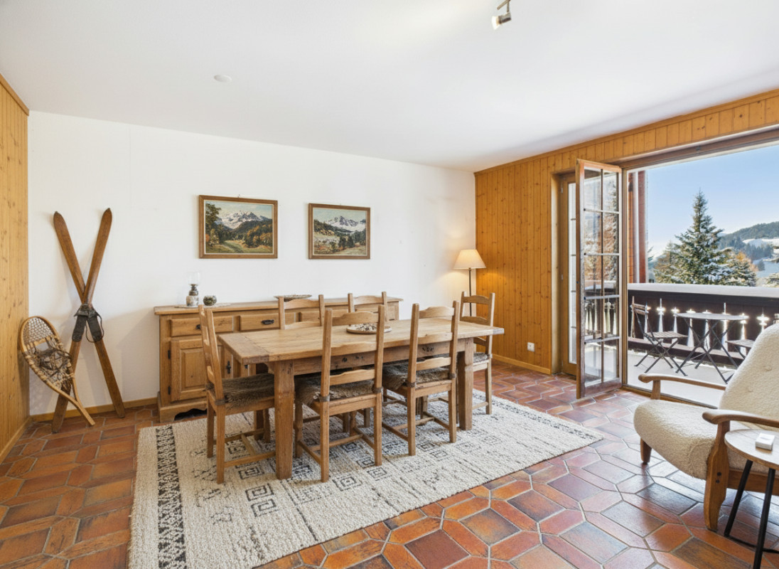 Chalet mitoyen de 4.5 pièces dans un cadre féerique