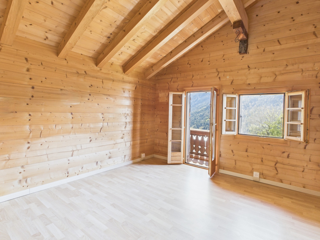 Beau chalet avec grange attenante et vue panoramique - environnement paisible