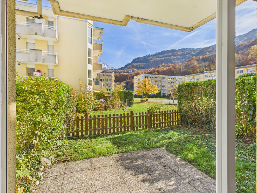 Opportunité : studio avec terrasse/jardin