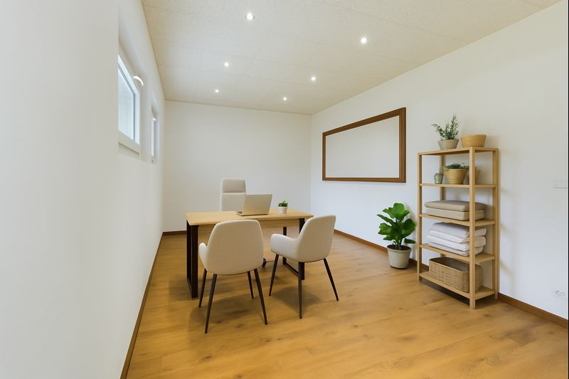 Arcade commerciale avec vitrines