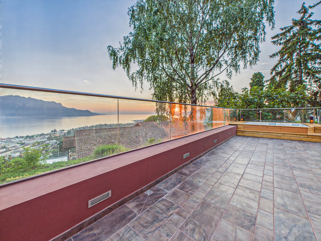 Résidence d’exception avec jardin paysager et panorama sur le Léman