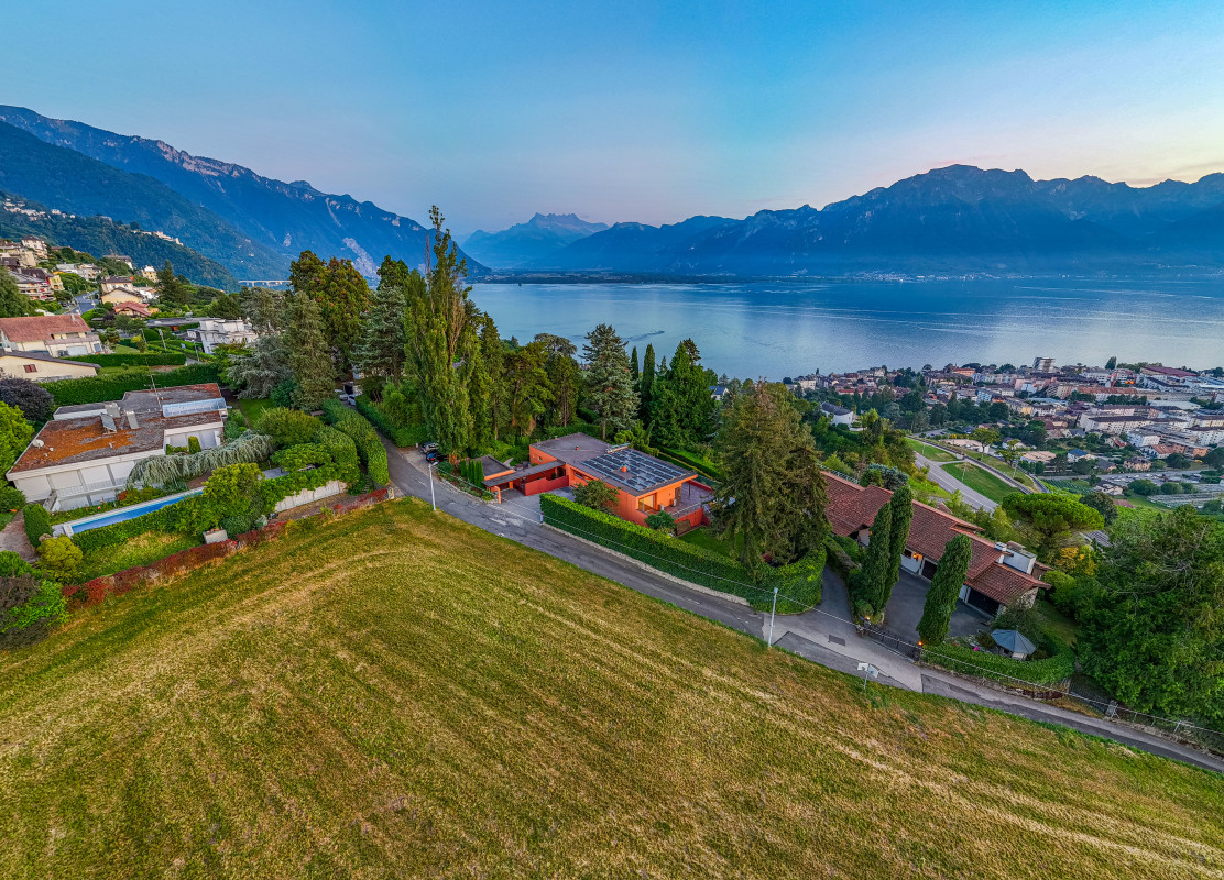 Résidence d’exception avec jardin paysager et panorama sur le Léman