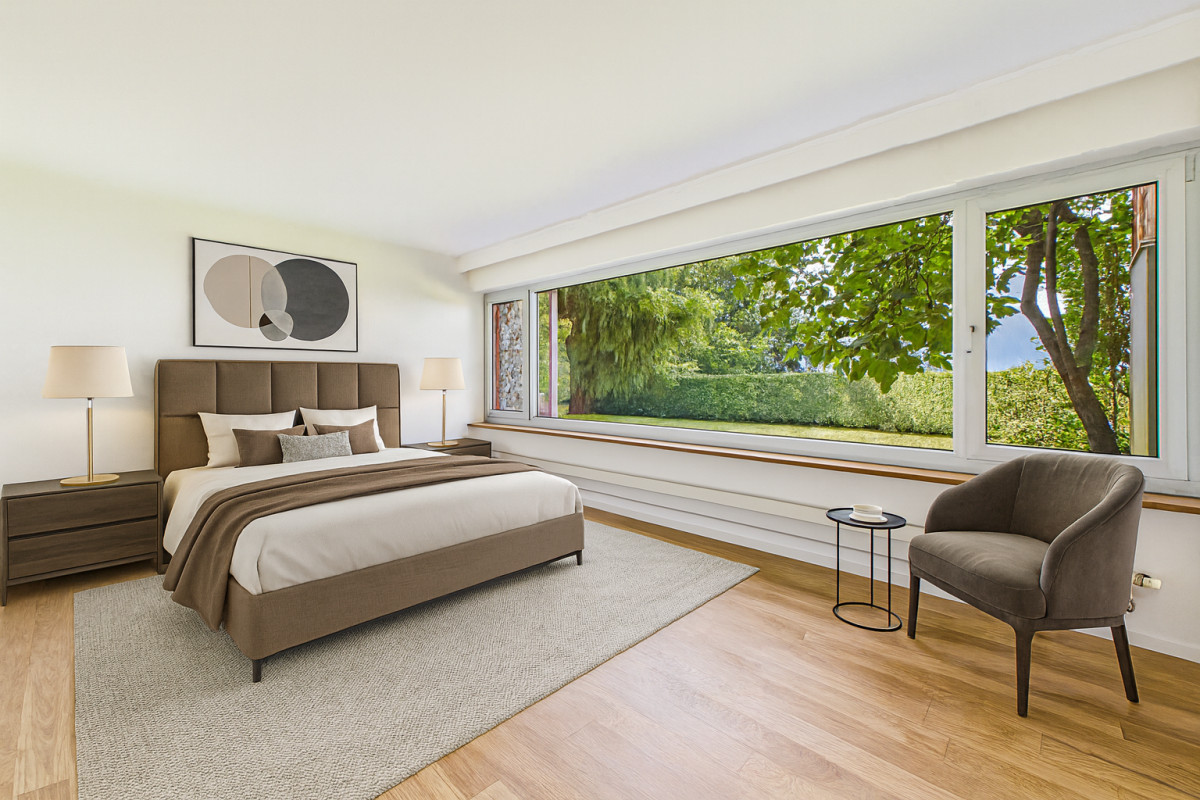 Résidence d’exception avec jardin paysager et panorama sur le Léman