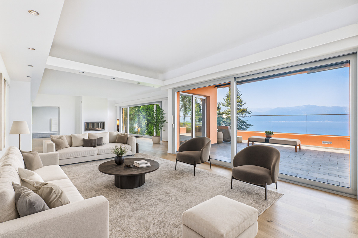 Résidence d’exception avec jardin paysager et panorama sur le Léman