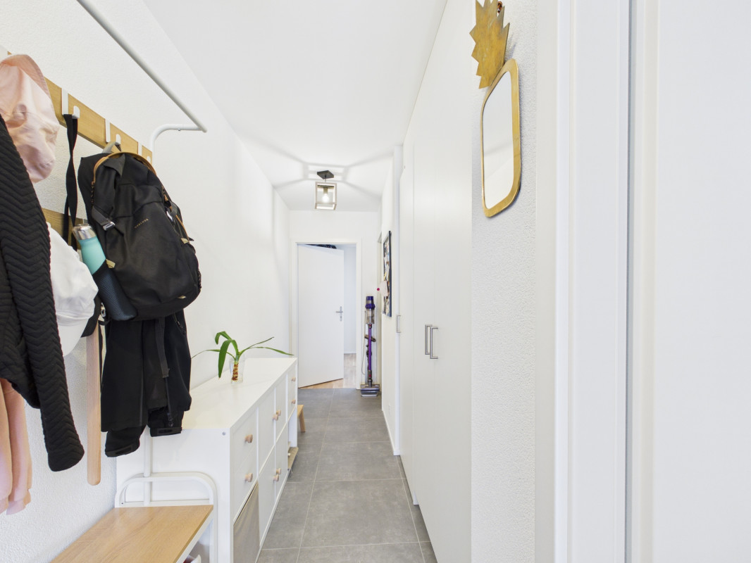 Appartement 3.5 pièces, jardin privatif et vue dégagée sur les montagnes