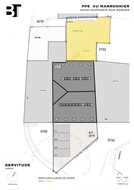 PROMOTION SUR PLANS - Magnifique triplex de standing 5.5 pièces avec jardin