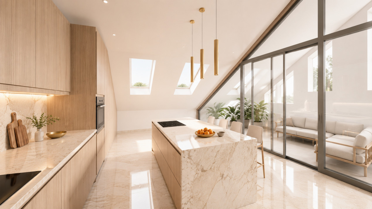 PROMOTION SUR PLANS - Magnifique duplex de standing 6 pièces avec loggia - 189m2