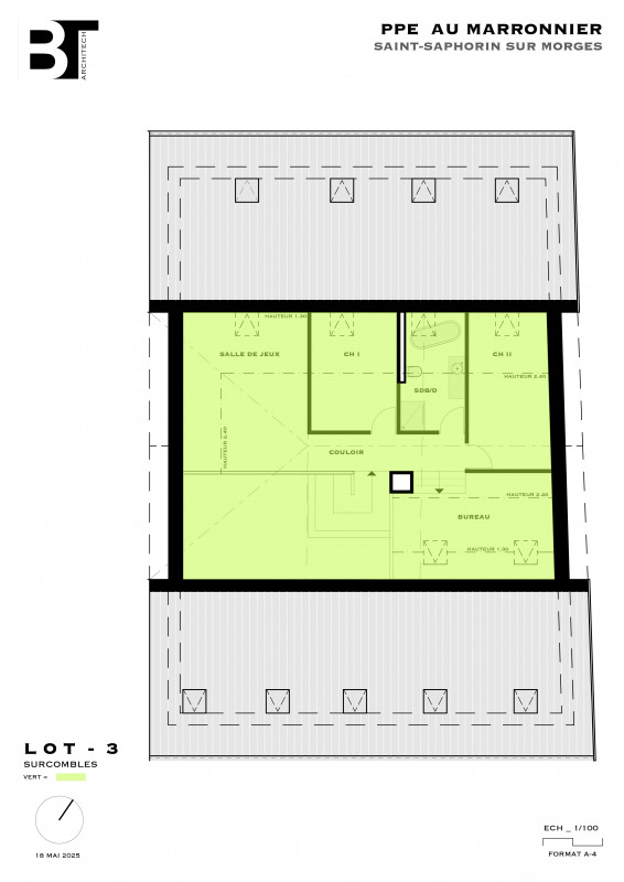 PROMOTION SUR PLANS - Magnifique duplex de standing 6 pièces avec loggia - 189m2