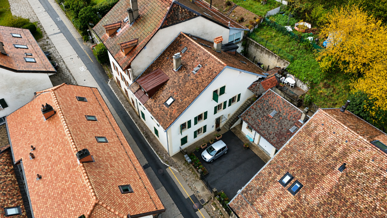 Immeuble de rendement à Romainmôtier avec bon rendement locatif